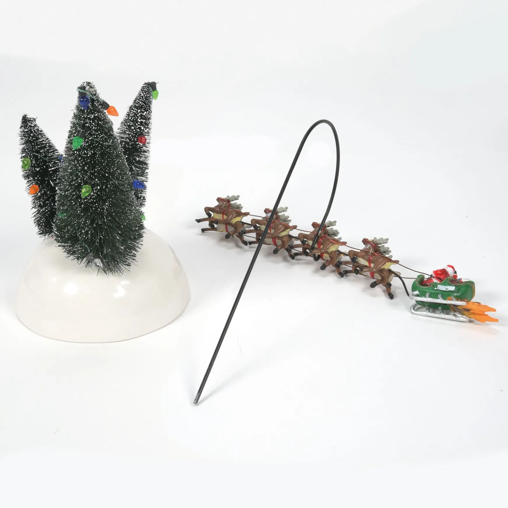 Animated Flaming Sleigh