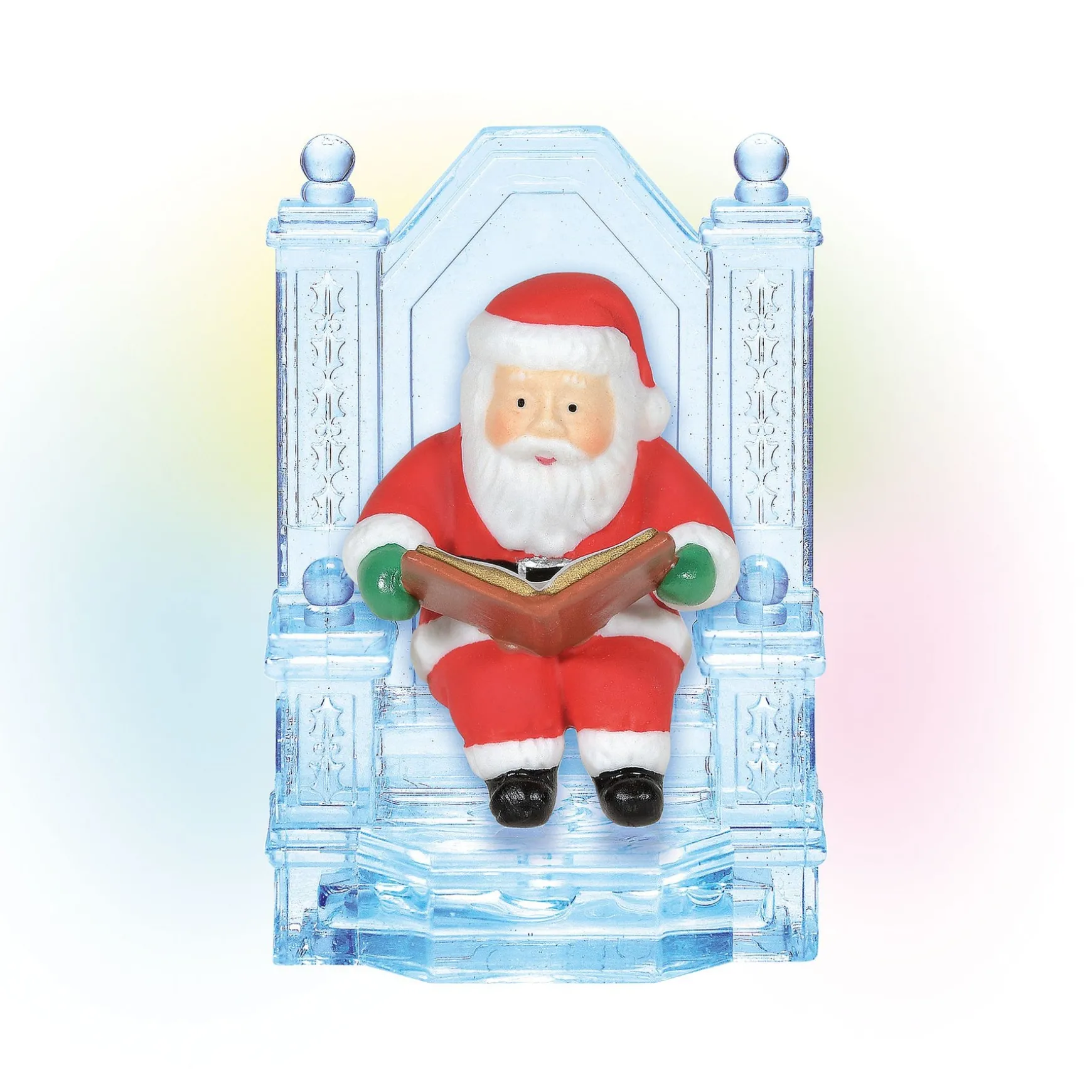 Lit Ice Castle Throne