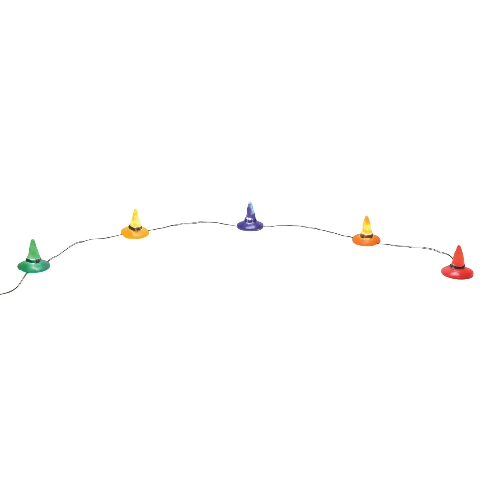 Lit Witch Hat String of Lights