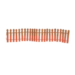 Pumpkin Orange Glitter Fence