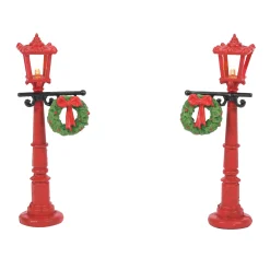 Red With Greens Street Lights